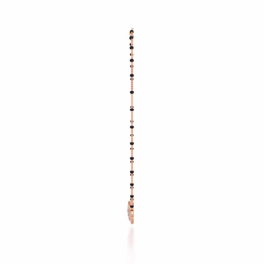 Ample Silver Mangalsutra - Rose Gold - Image 4
