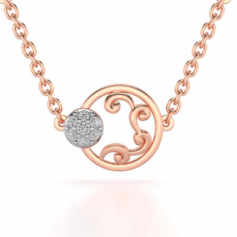 Artistic Motif Silver Pendant