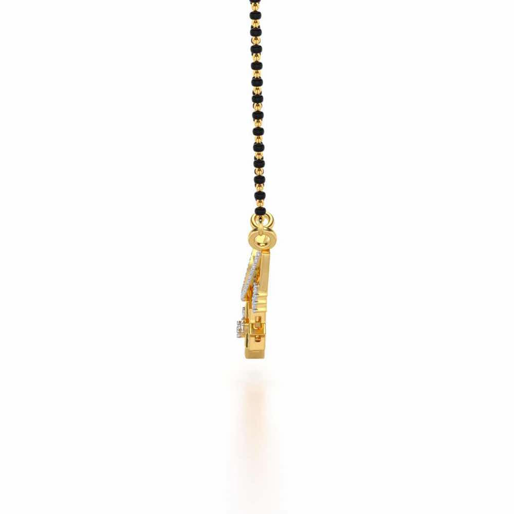 Bala Silver Mangalsutra - Yellow Gold - Image 4