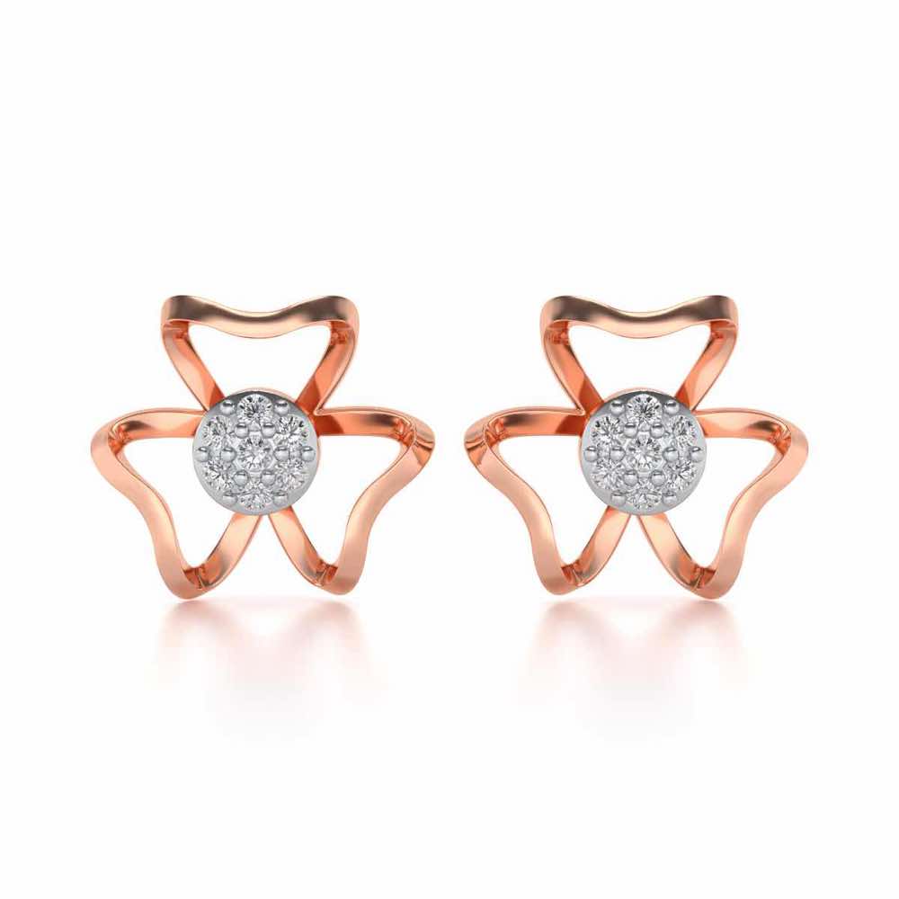 Butterfly Bloom Silver Earrings