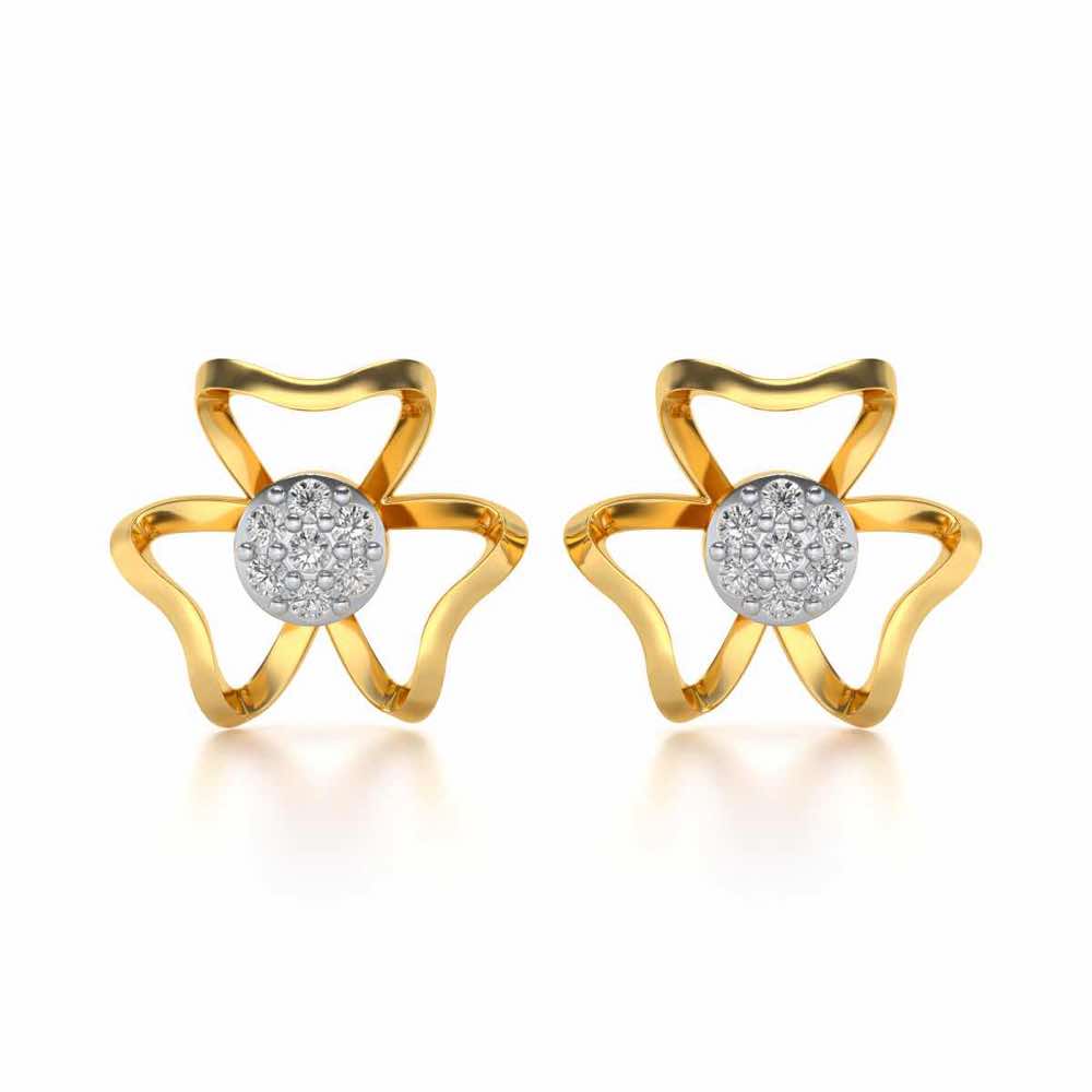 Butterfly Bloom Silver Earrings