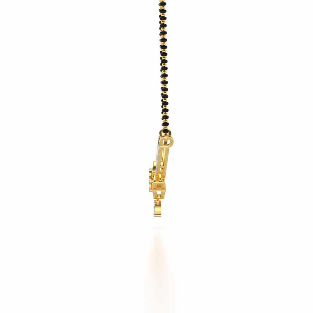 Cahana Silver Mangalsutra - Yellow Gold - Image 4
