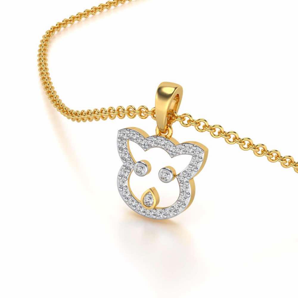 Cat Buddy Silver Pendant