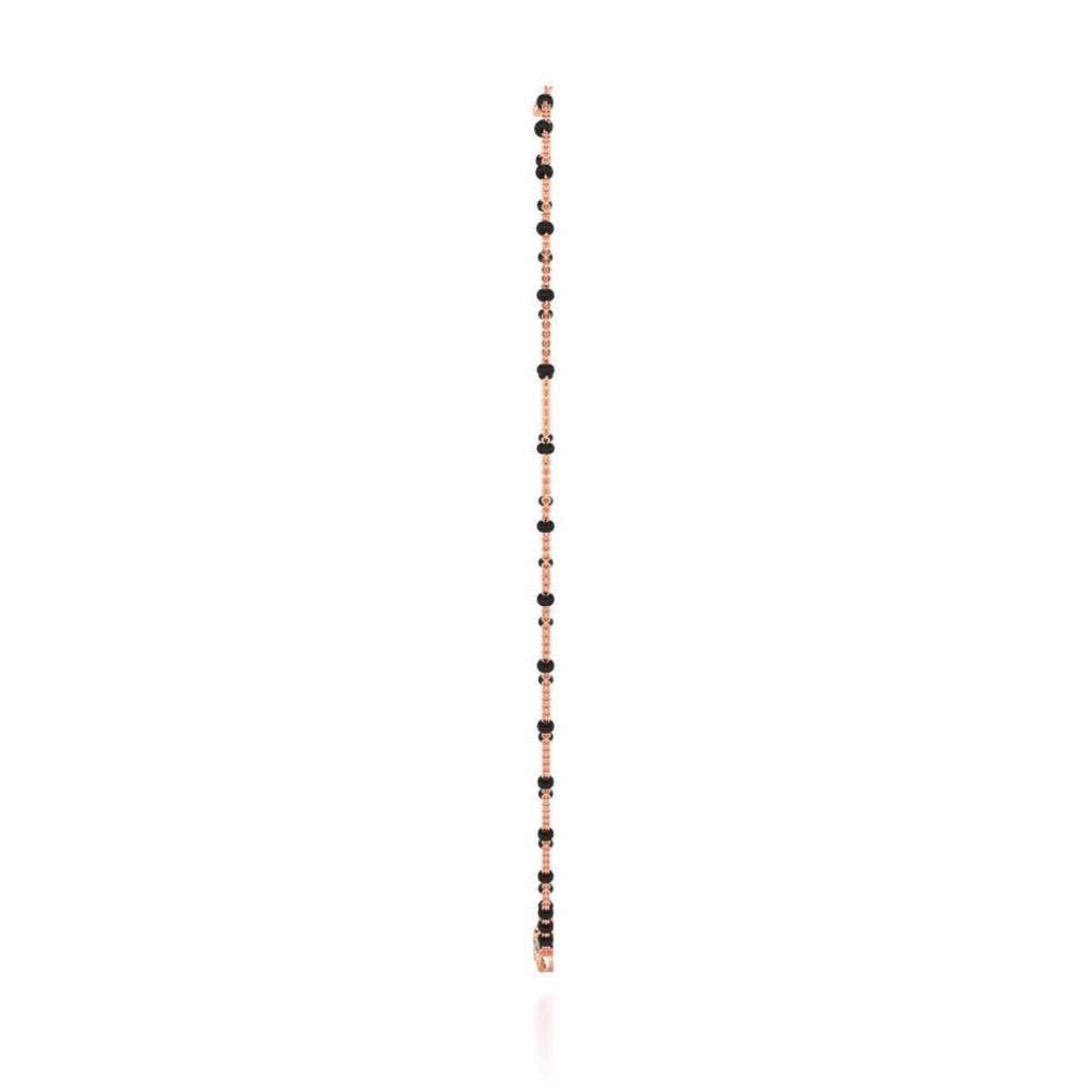 Chakra Silver Mangalsutra - Rose Gold - Image 4