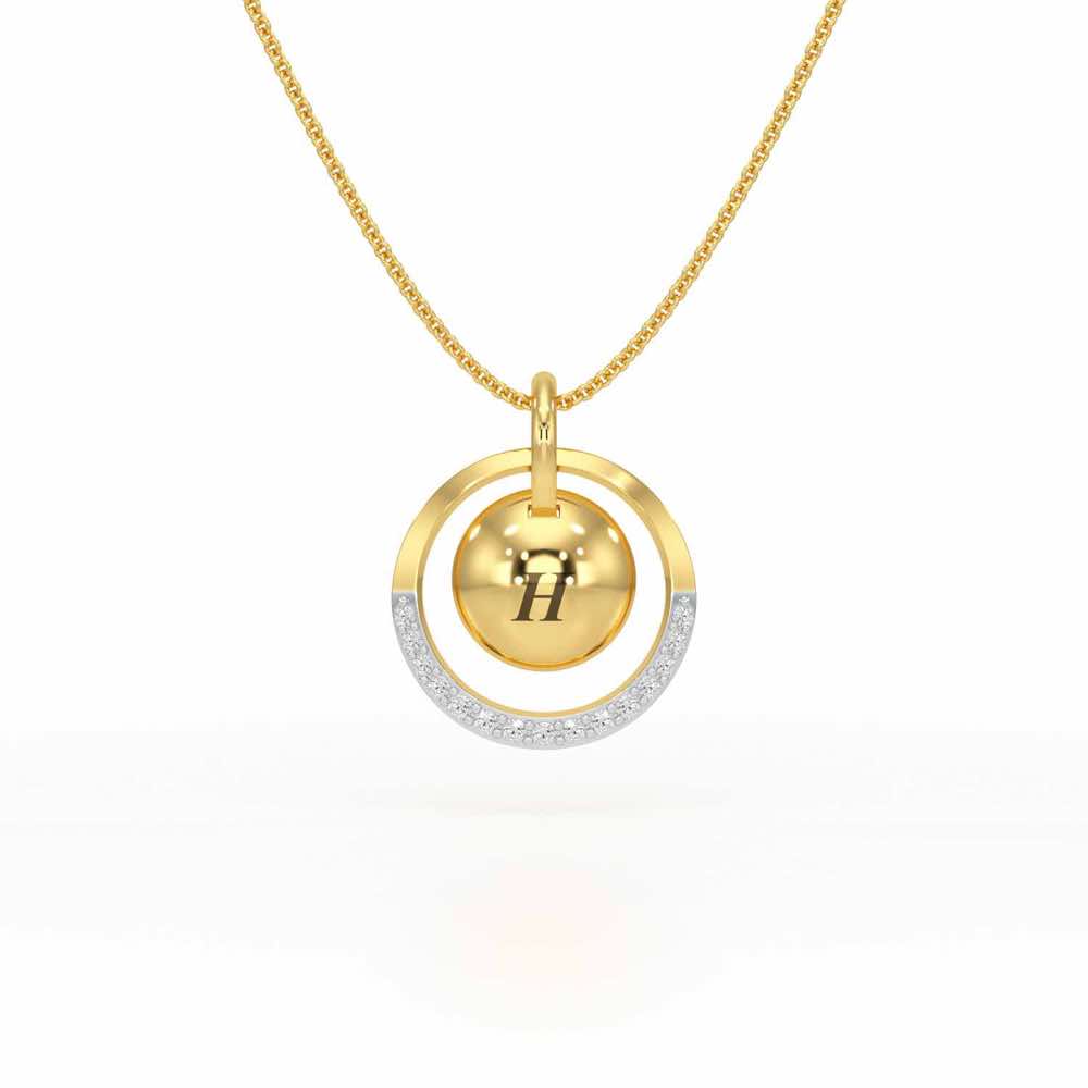 Circle Says Silver Pendant