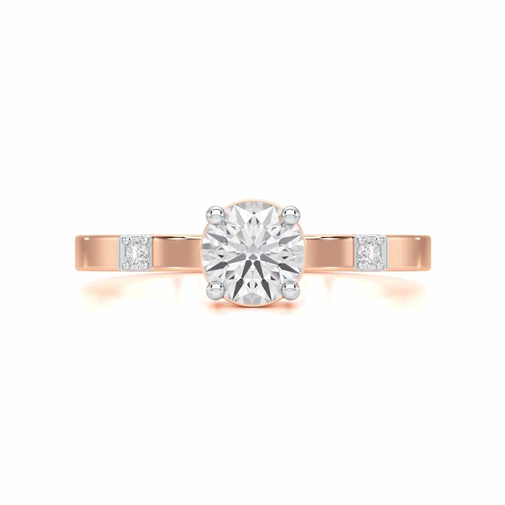 Convival Solitaire Ring - Rose Gold - Image 4