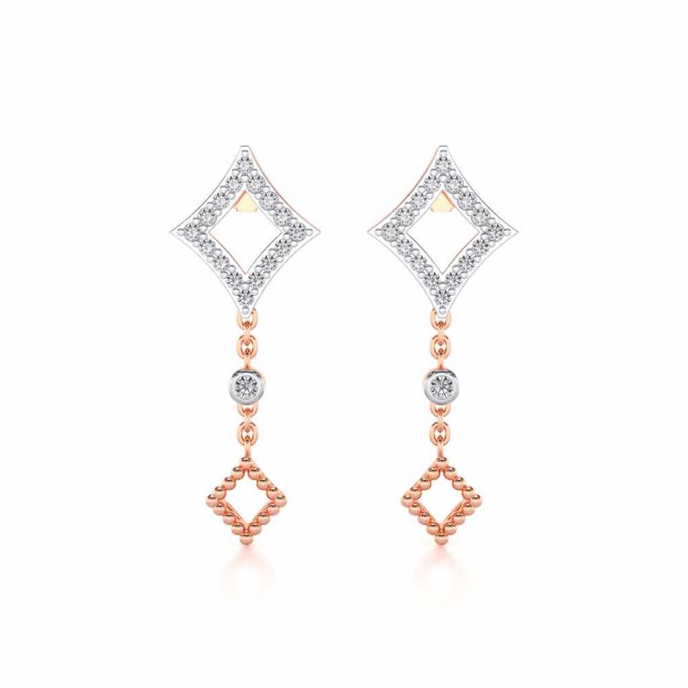 Dimant Silver Earrings