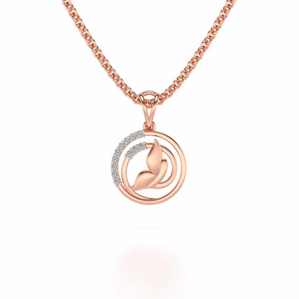 Divine Leaf Silver Pendant