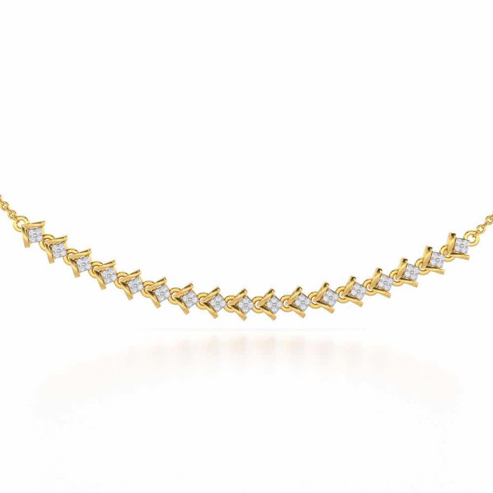 Elegance Redefined Silver Necklace