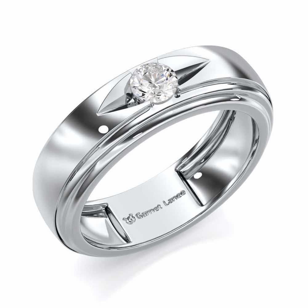 Eminent Stone Men Solitaire Ring