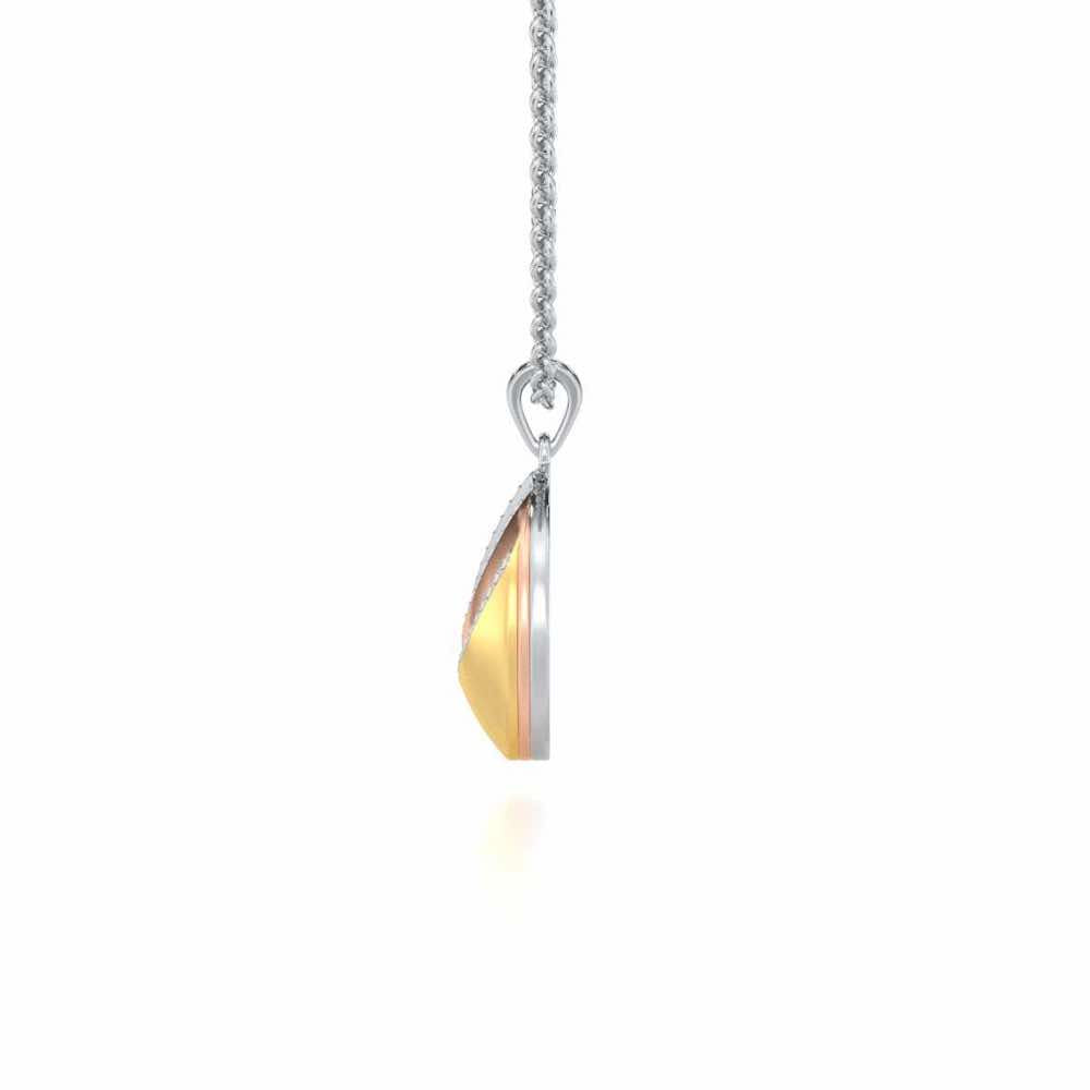 Enchanted Sway Silver Pendant - Yellow Gold - Image 4