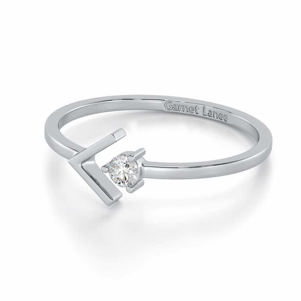 Enchanting Glamour Silver Ring - White Gold - Image 2