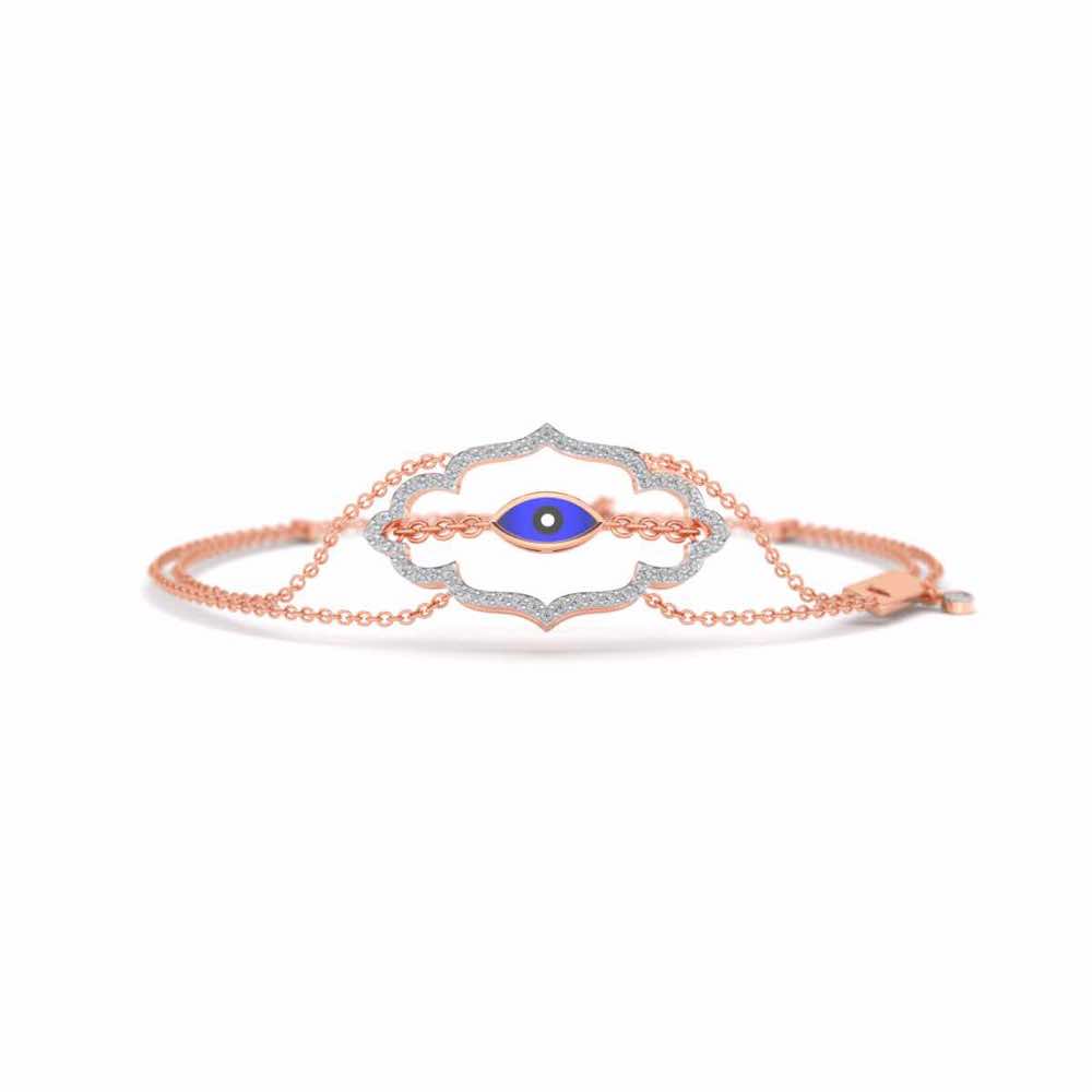 Enchanting Saviour Silver Bracelet - Rose Gold - Image 5