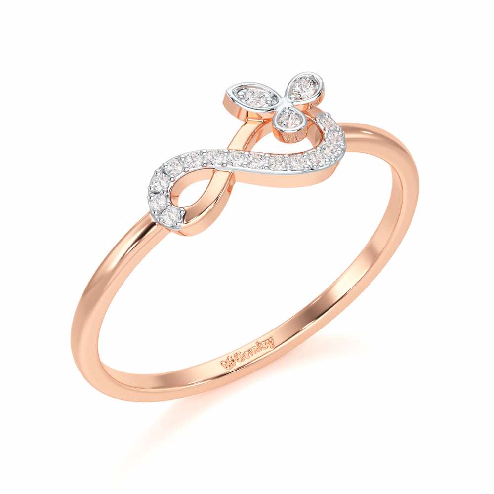 Fragrant Infinity Silver Ring