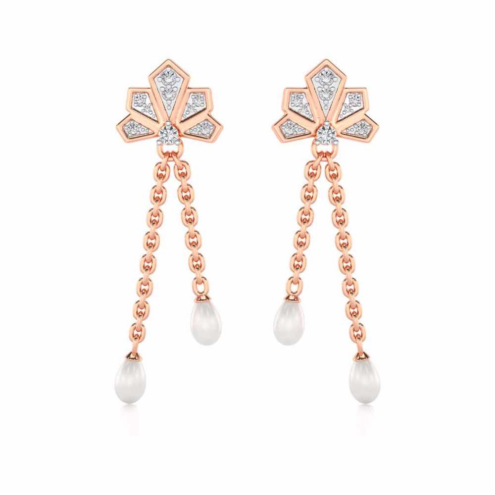 Gracious Silver Dangler Earrings