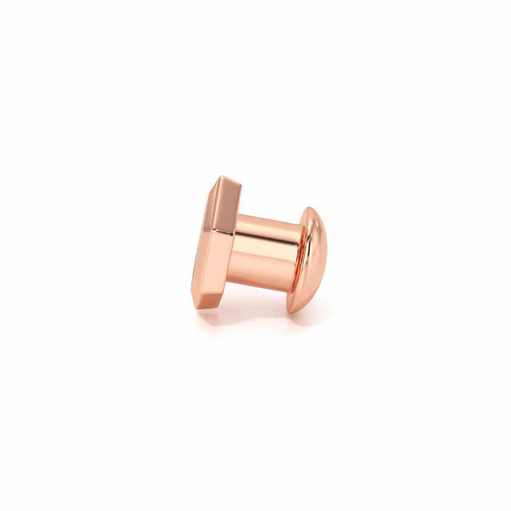 Hexagon Silver Watch Pin - Rose Gold - Image 4