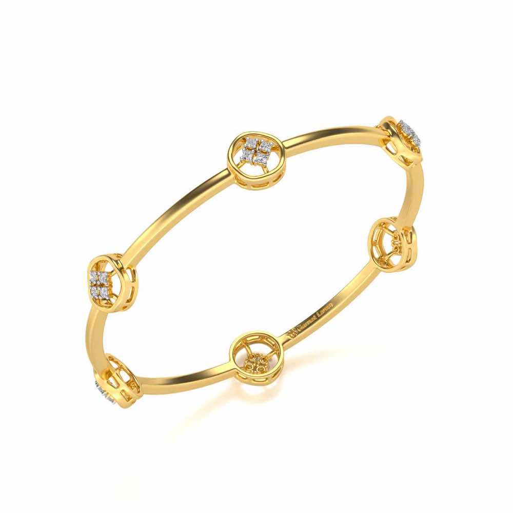 Live Shine Silver Bangles