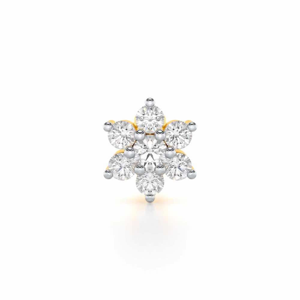 Mellow Gem Silver Nosepin