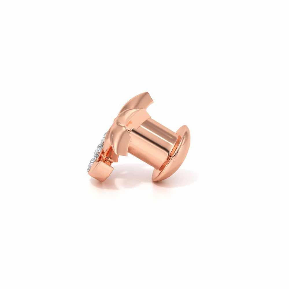 Moon Star Silver Watch Pin - Rose Gold - Image 4