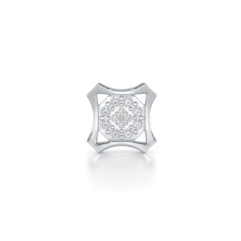 Noble Silver Men Stud