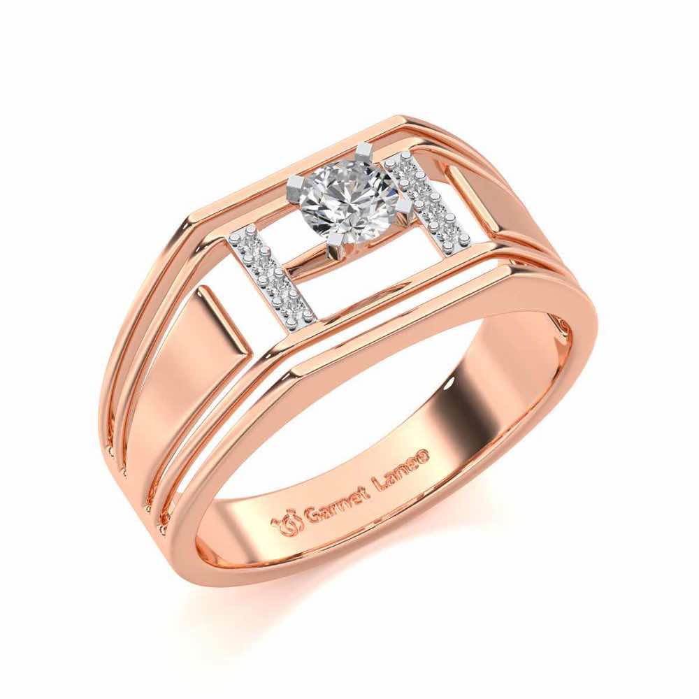 Noble Knight Solitaire Ring For Men