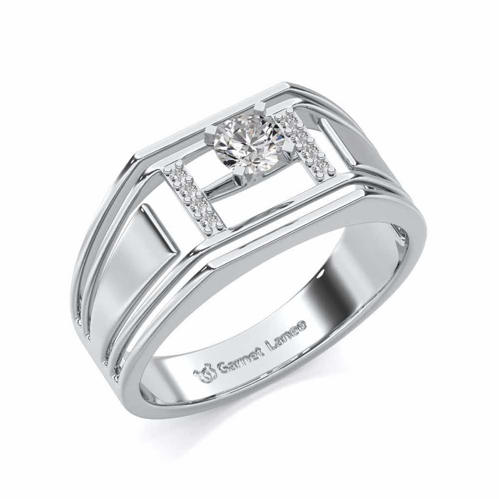 Noble Knight Solitaire Ring For Men