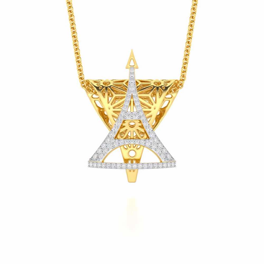 Paris Story Silver Pendant