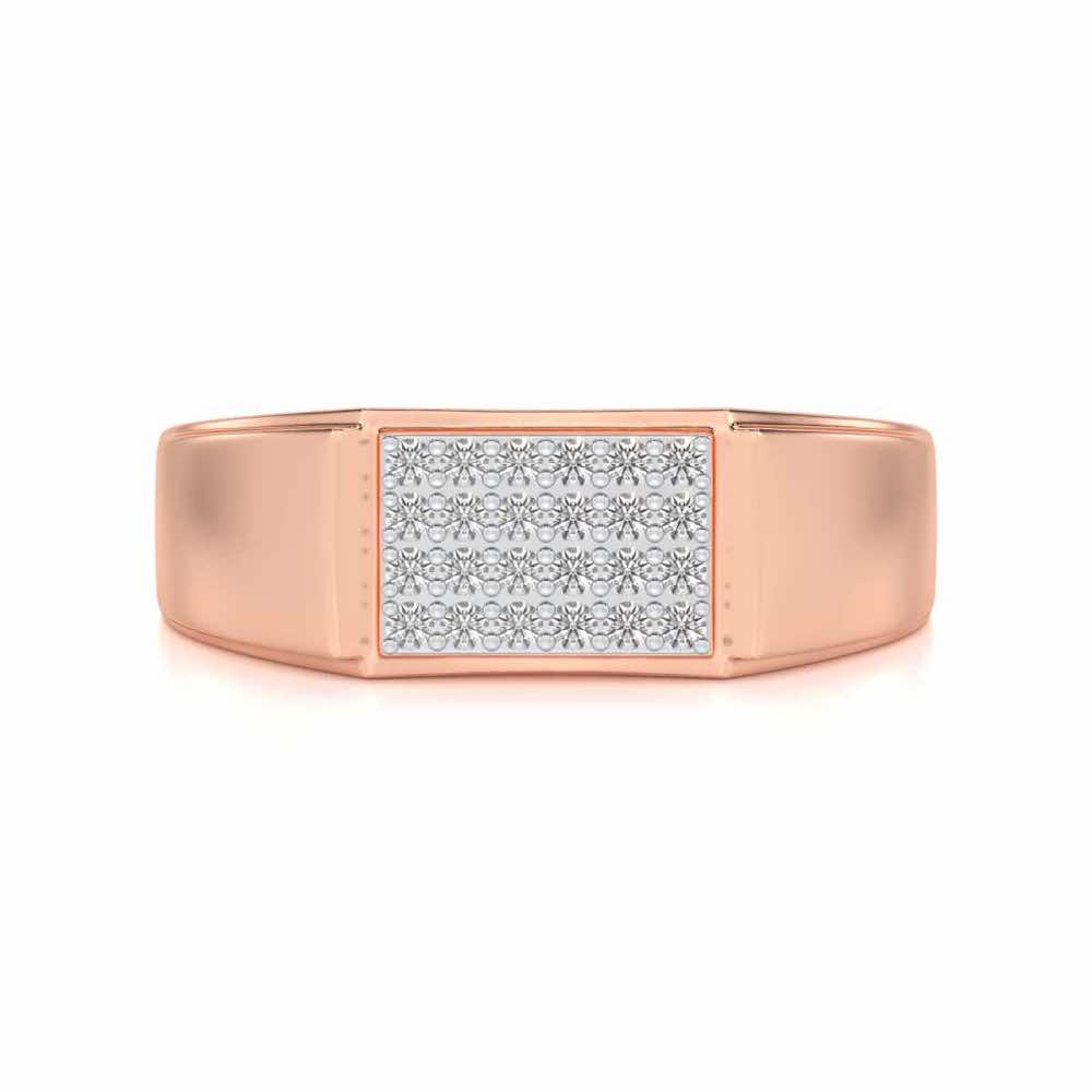 Peacemaker Silver Ring For Men - Rose Gold - Image 4