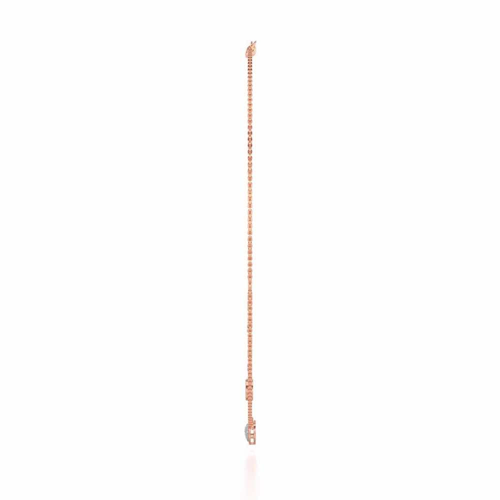 Precious Silver Necklace - Rose Gold - Image 4