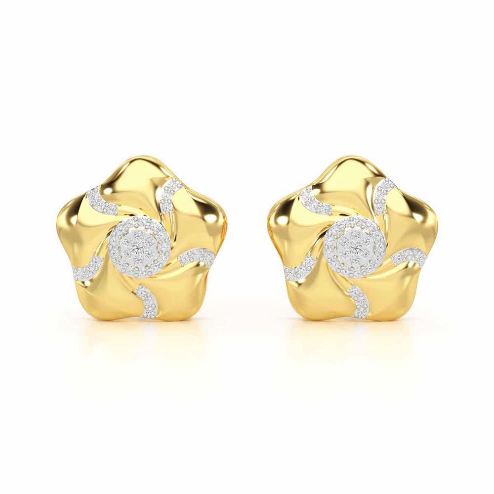 Pretty Bloom Silver Earrings