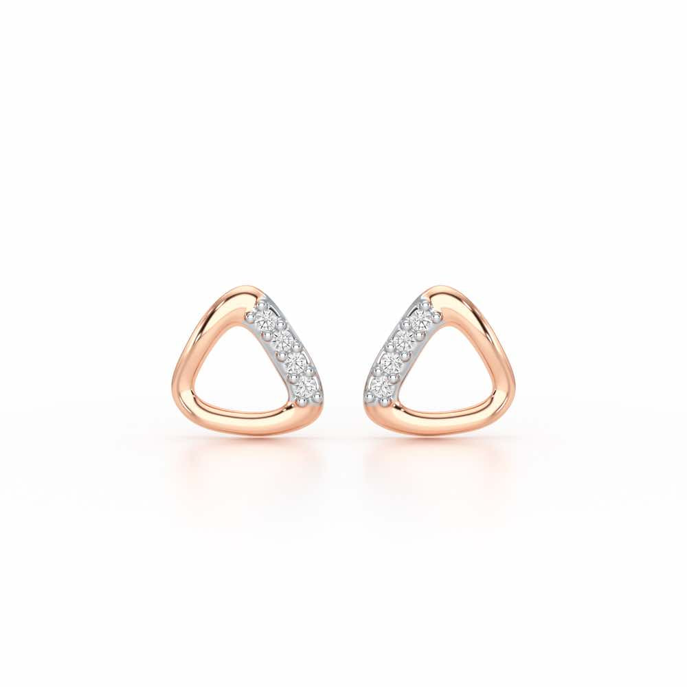 Twinkle Loops Silver Earrings