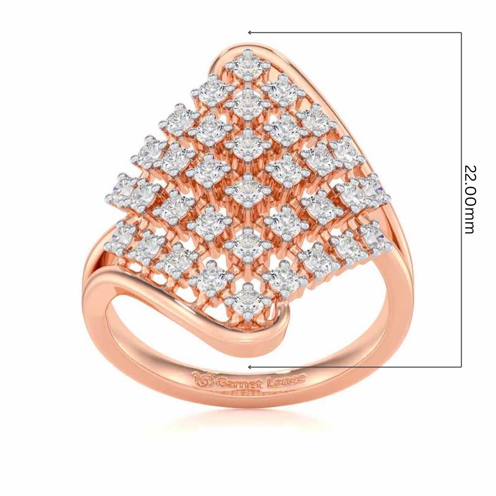 Silver Delight Silver Ring - Rose Gold - Image 5