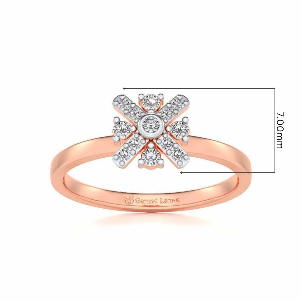 Geetika Diamone Ring - Rose Gold - Image 5