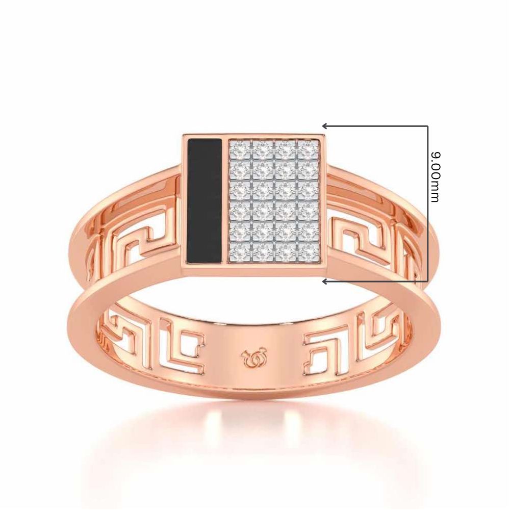 Valencia Silver Ring - Rose Gold - Image 5