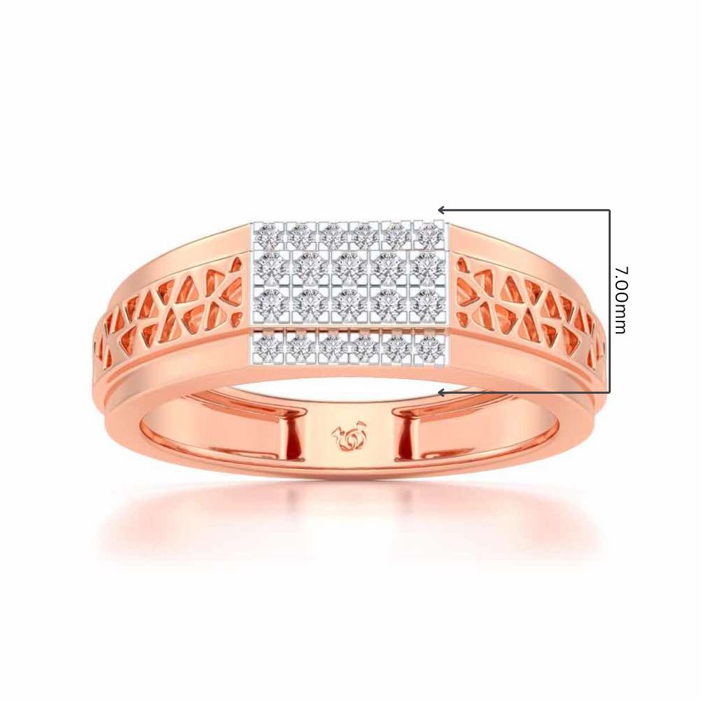 Bussiness Class Ring For Him - Rose Gold - Image 5