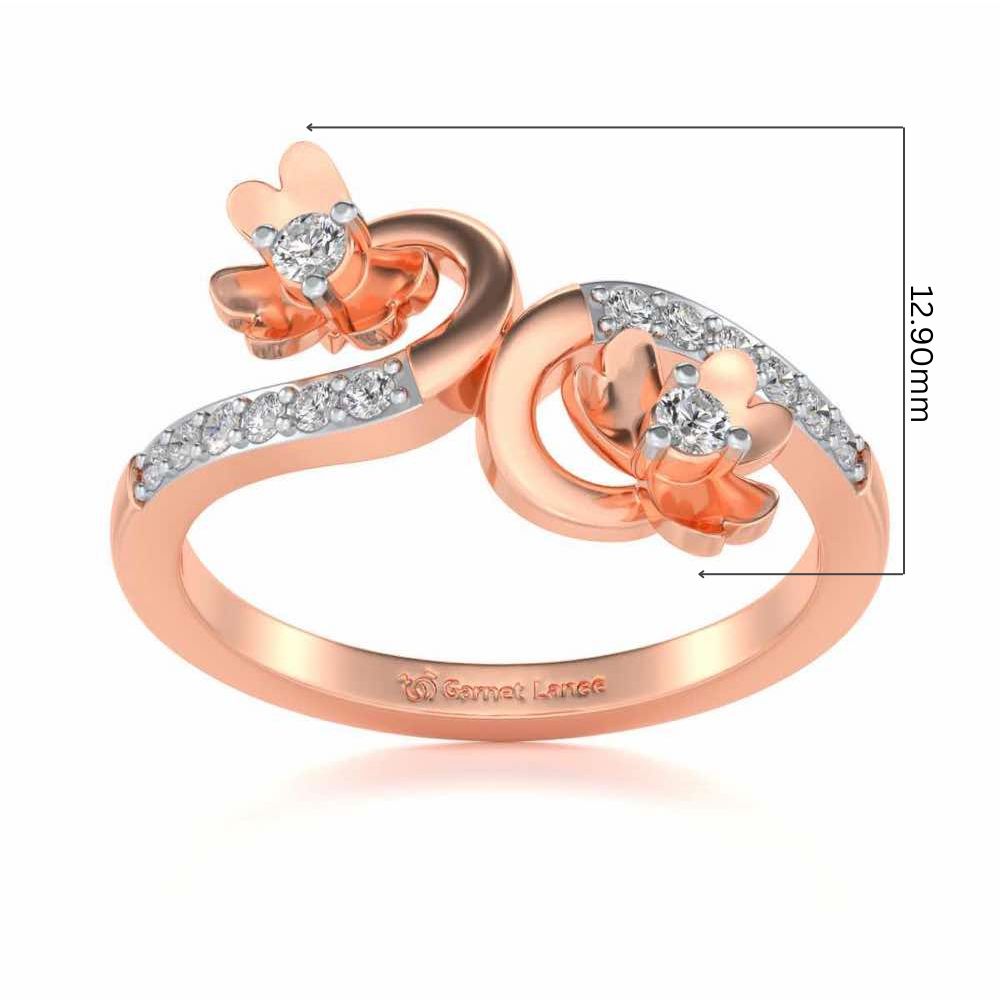 Together Silver Ring - Rose Gold - Image 5
