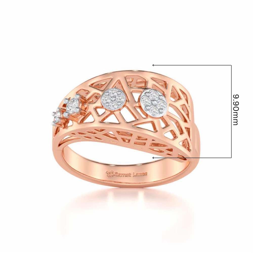 Formative Silver Ring - Rose Gold - Image 5