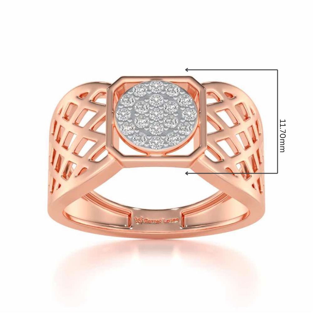 Assemble Silver Ring For Men - Rose Gold - Image 5
