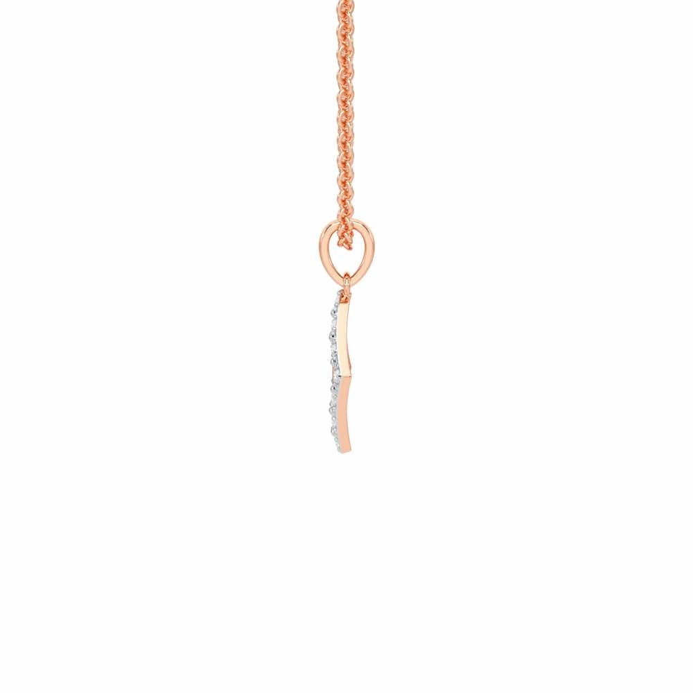 Divine Onkar Silver Pendant - Rose Gold - Image 4