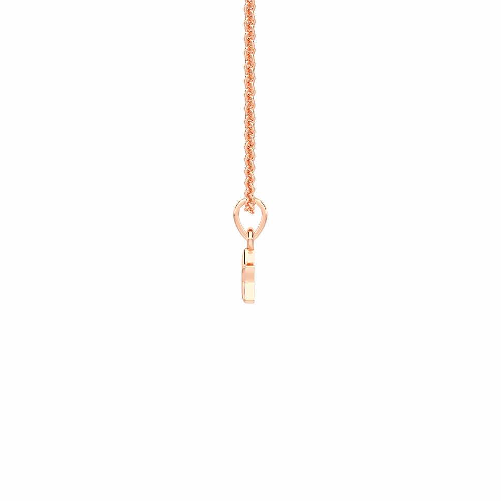 Mini Star Gold Pendant - Rose Gold - Image 4