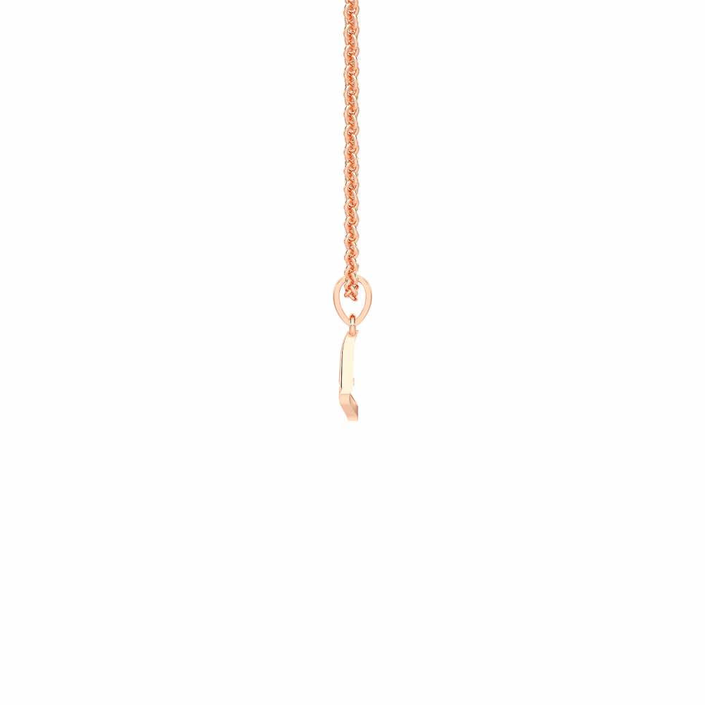 Fin Shine Gold Pendant - Rose Gold - Image 4