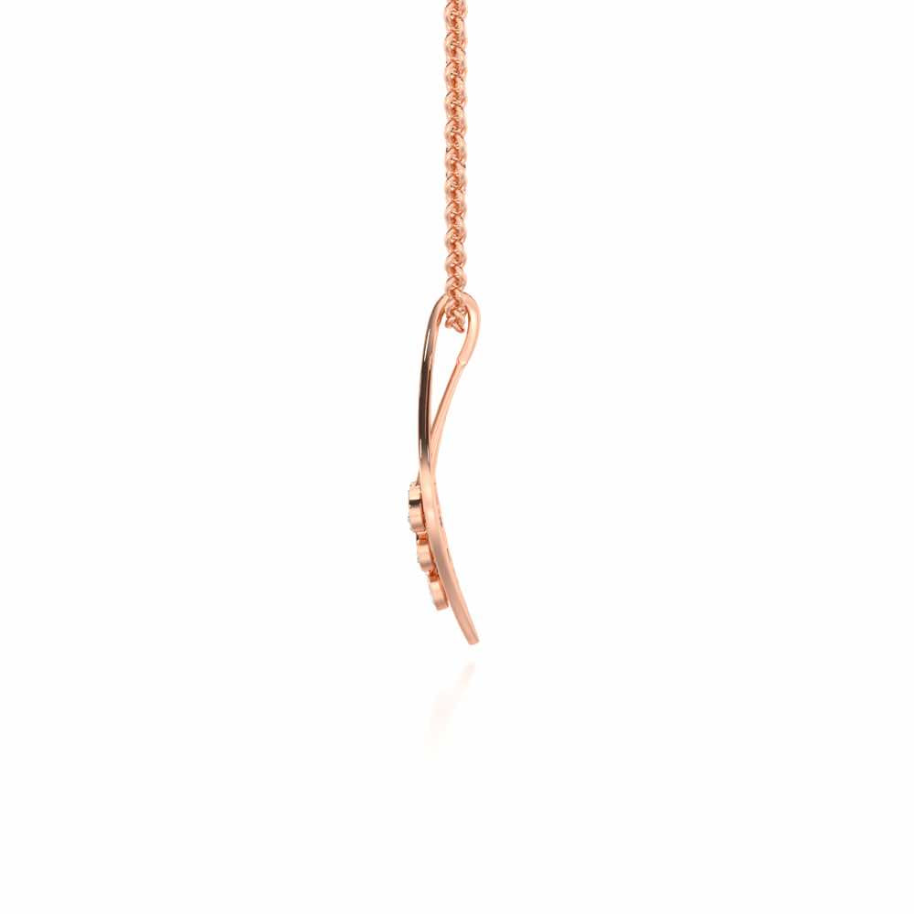 Enchanting Growth Silver Pendant - Rose Gold - Image 4