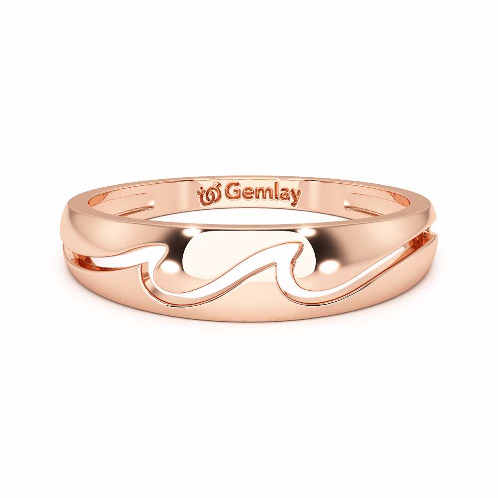 The Sage Silver Ring - Rose Gold - Image 5