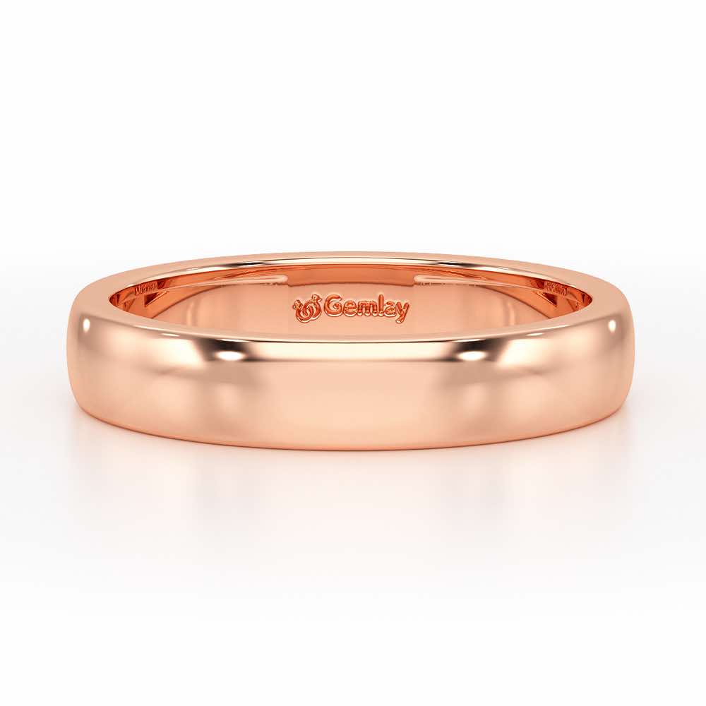 Preston Simple Band For Men - Rose Gold - Image 5