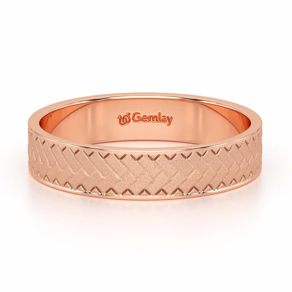 Isla Silver Ring - Rose Gold - Image 5