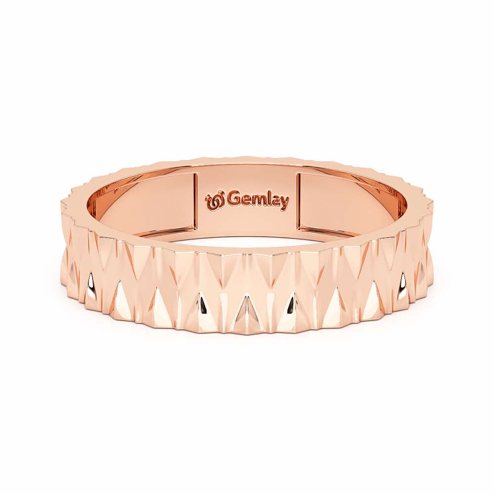 Noelle Silver Ring - Rose Gold - Image 5