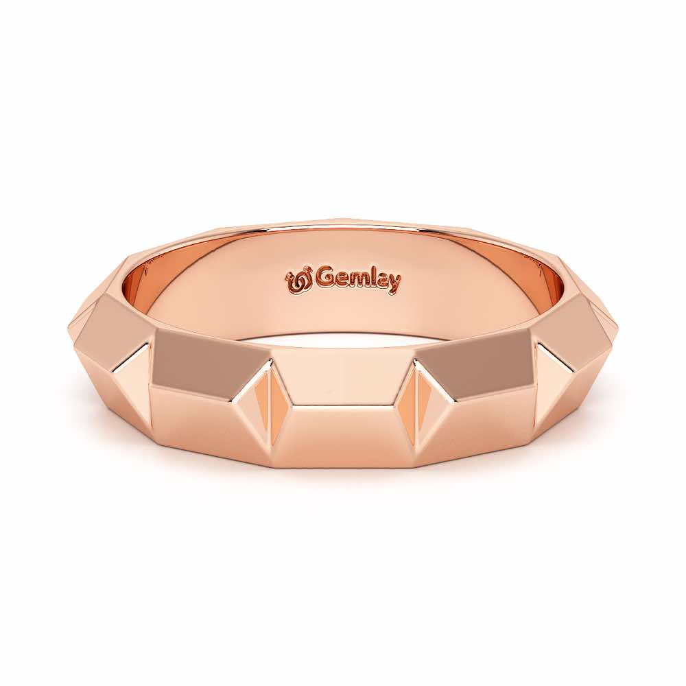 Marigold Silver Ring - Rose Gold - Image 5