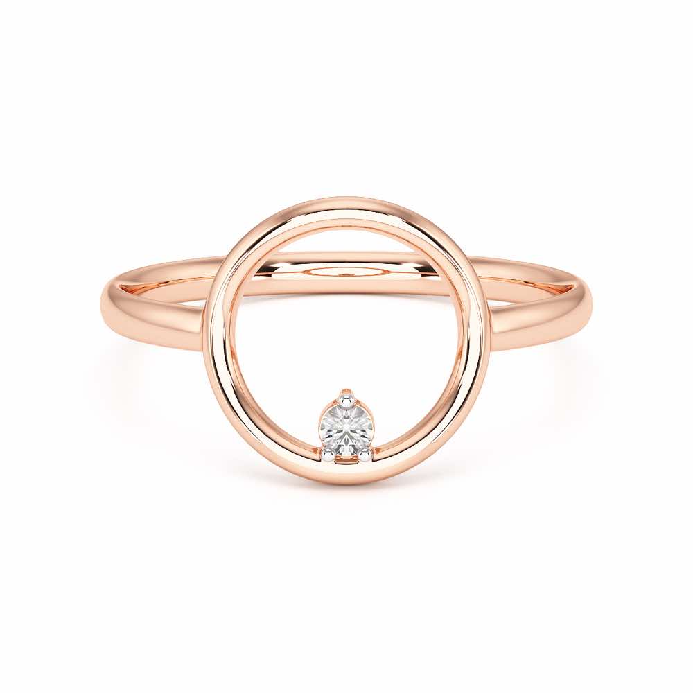 Sunray Sunray Silver Ring - Rose Gold - Image 5