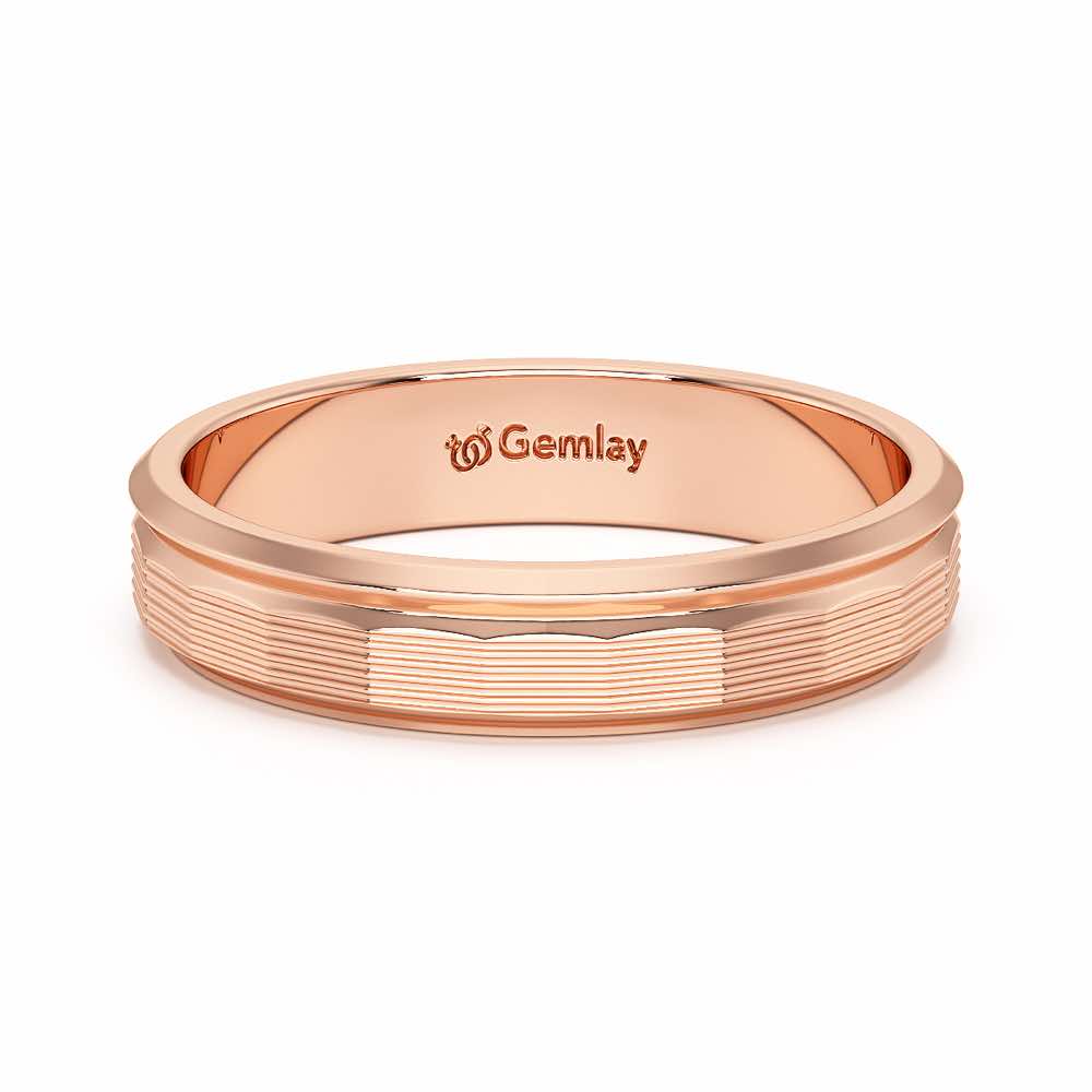Elowen Silver Ring - Rose Gold - Image 5