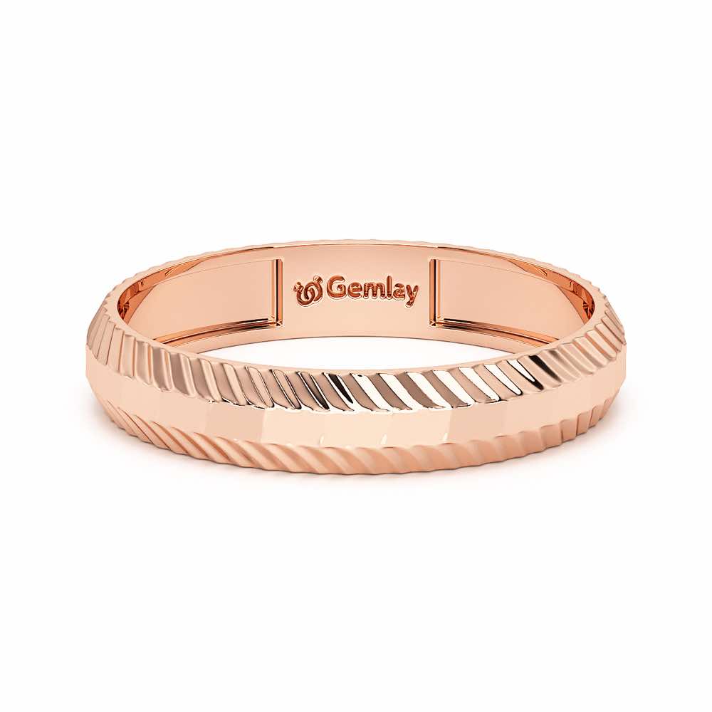 Nia Silver Ring - Rose Gold - Image 5